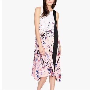 RACHEL ROY Printed Scarf Midi Dress